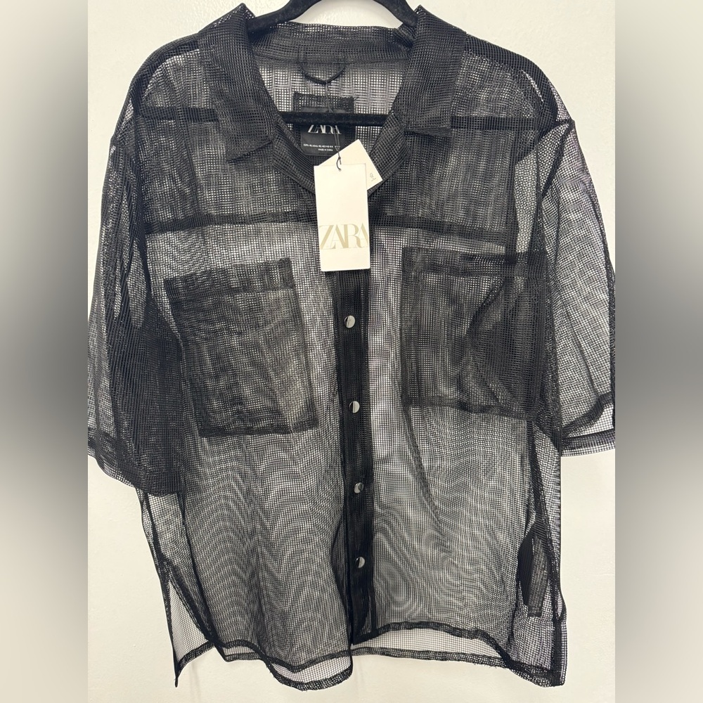 Zara Men’s Mesh Top XL